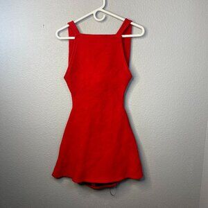 Red Sleeveless Fit-&-Flare Dress - Classic Women's Dress